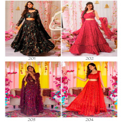 Premium Digital Print Tiered Lehenga Choli with Dupatta